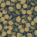 A-Street Prints 2999-44118 Lemona Navy Fruit Tree Wallpaper