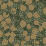 A-Street Prints 2999-44119 Lemona Green Fruit Tree Wallpaper