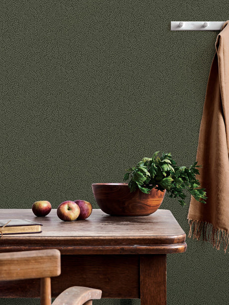 A-Street Prints 2999-55000 Anna Dark Green Fern Trail Wallpaper