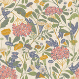 A-Street Prints 2999-55021 Hybbe Multicolor Hydrangea Garden Wallpaper