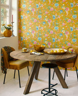 Eijffinger 300104 Good Evening Yellow Floral Garden Wallpaper