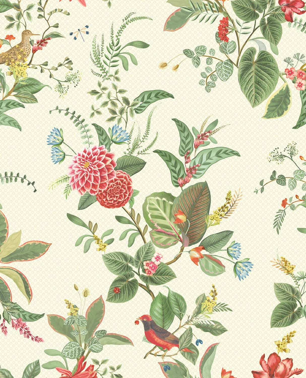 Eijffinger 300110 Floris Mint Woodland Floral Wallpaper