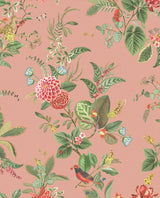 Eijffinger 300111 Floris Pink Woodland Floral Wallpaper