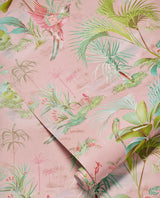 Eijffinger 300141 Calliope Pink Palm Scenes Wallpaper