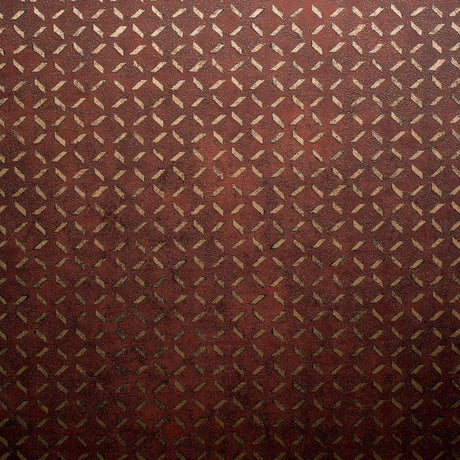 Galerie GH30049-23 Red Industrial Grid - Eade's Wallpaper