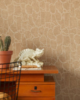 Eijffinger 300533 Kordofan Gold Giraffe Wallpaper