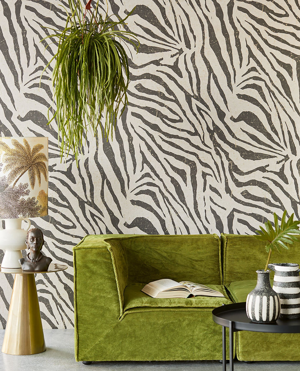 Eijffinger 300601 Zebra Black and White Wall Mural