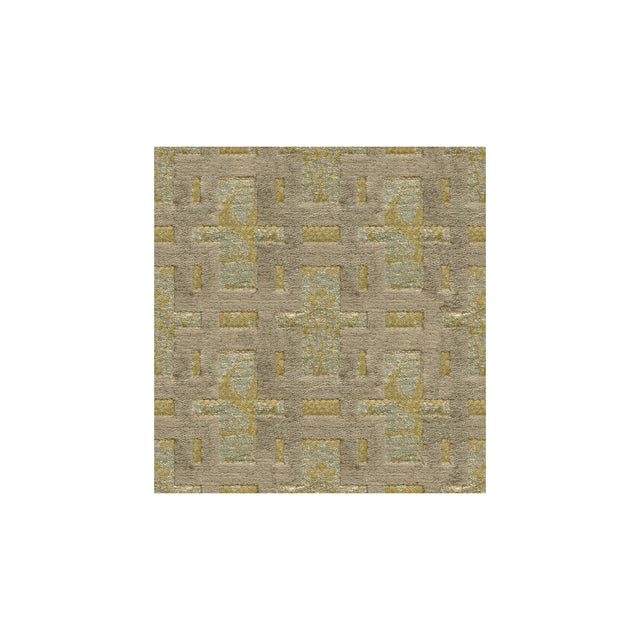 KRAVET COUTURE 30195.106.0 INTRICATE CUTS PLATINUM Fabric - Eade's Wallpaper