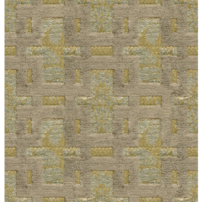 KRAVET COUTURE 30195.106.0 INTRICATE CUTS PLATINUM Fabric - Eade's Wallpaper