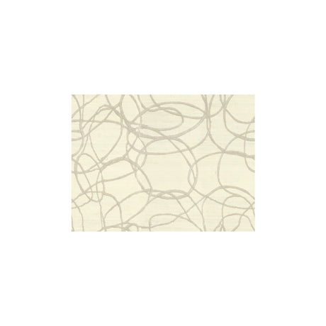 KRAVET COUTURE 30275.11.0 SCRAMBLE SILK PLATINUM Fabric - Eade's Wallpaper