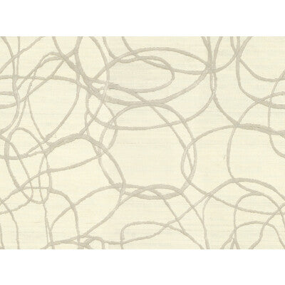 KRAVET COUTURE 30275.11.0 SCRAMBLE SILK PLATINUM Fabric - Eade's Wallpaper
