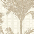 Schumacher 3061 COPACABANA in WARM SILVER Wallpaper - BORÃ…S