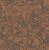 Eijffinger 307344 Auguste Copper Floral Wallpaper