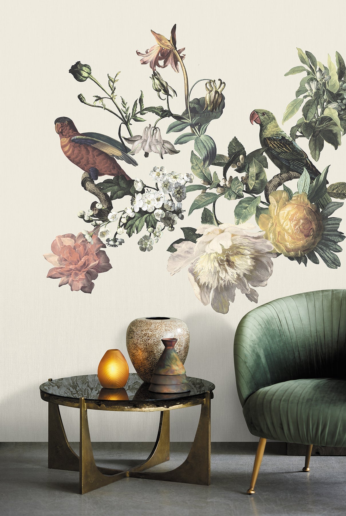 Eijffinger 307401 Big Birds Cream Wall Mural