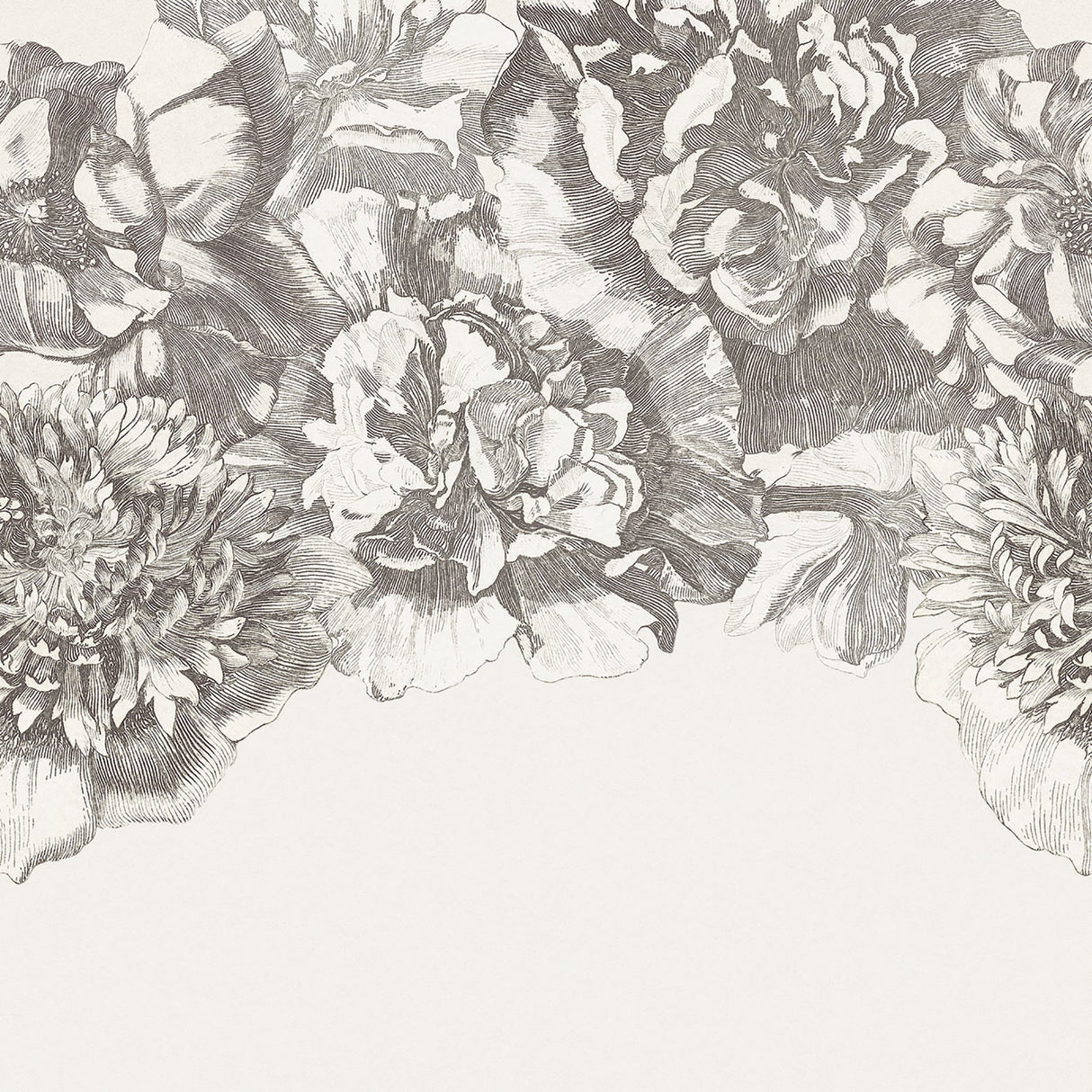 Eijffinger 307404 Flower Fall White Wall Mural