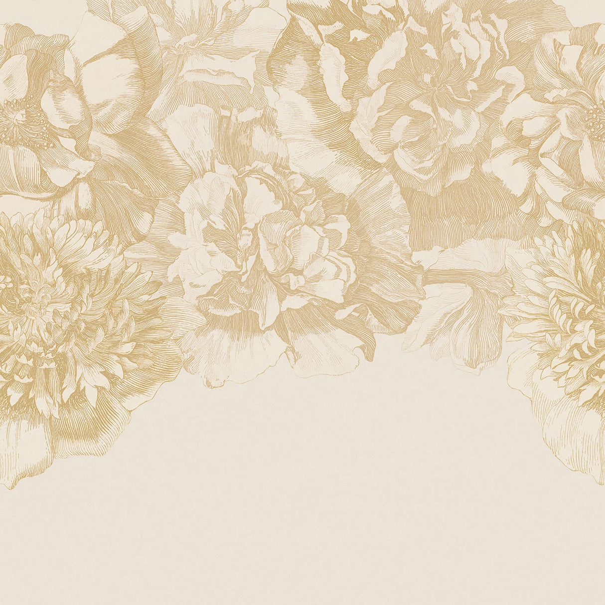Eijffinger 307405 Flower Fall Gold Wall Mural