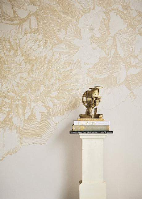 Eijffinger 307405 Flower Fall Gold Wall Mural
