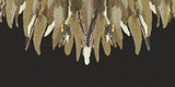 Eijffinger 307411 Fancy Feather Black Wall Mural