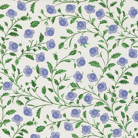 Schumacher 308B18 VICTORIA in MAJOLICA Fabric - RAOUL TEXTIL
