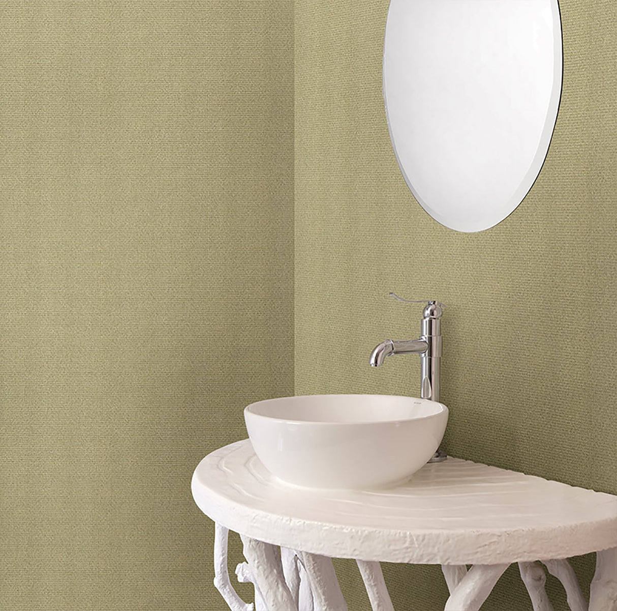 Warner Textures 3097-14 Texture Sage Textile Wallpaper