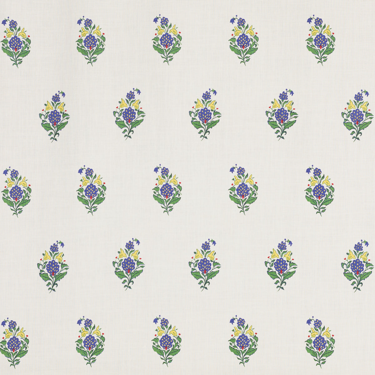 Schumacher 309B18 HUMMINGBIRDS in MAJOLICA Fabric - RAOUL TE