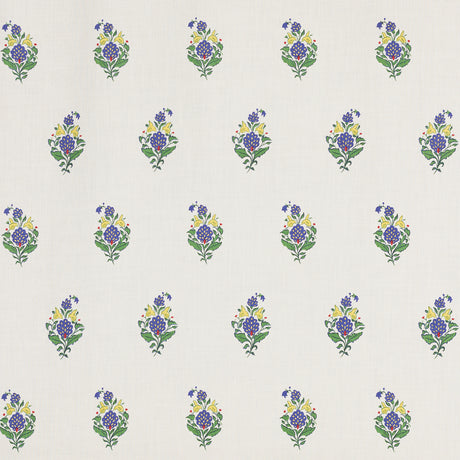 Schumacher 309B18 HUMMINGBIRDS in MAJOLICA Fabric - RAOUL TE