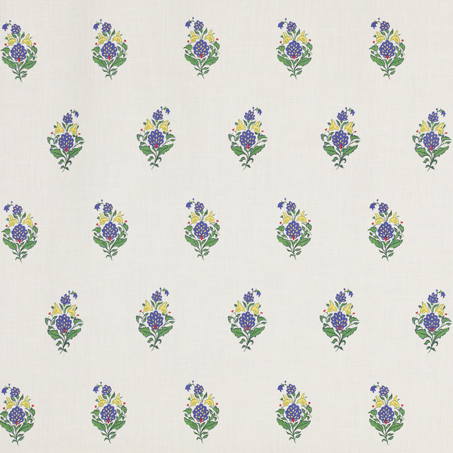 Schumacher 309B18 HUMMINGBIRDS in MAJOLICA Fabric - RAOUL TE