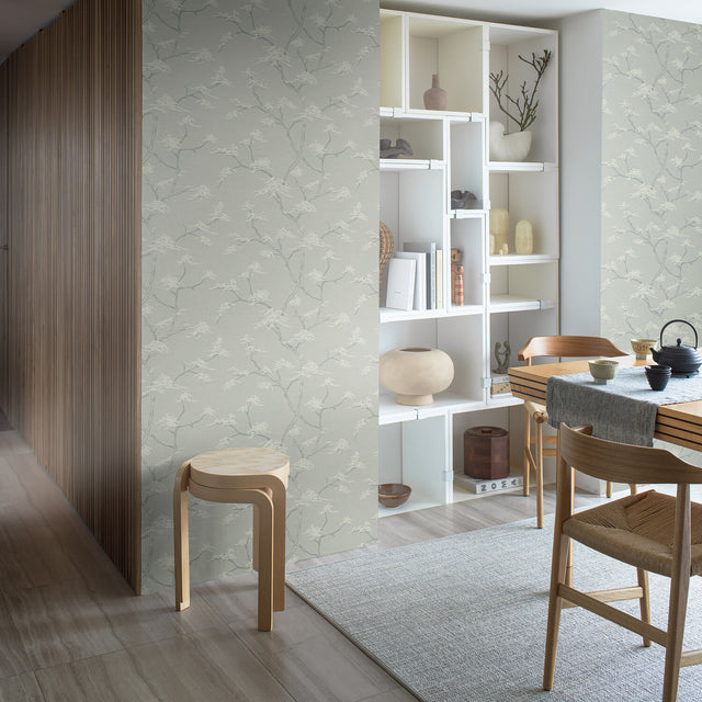 Schumacher 3103 TEMPLE TREE in MINERAL Wallpaper - BORÃ…STAP