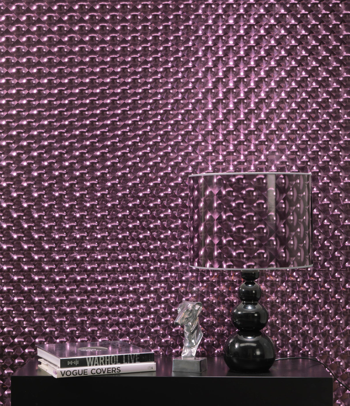 Eijffinger 310827 Purple Optical Wallpaper