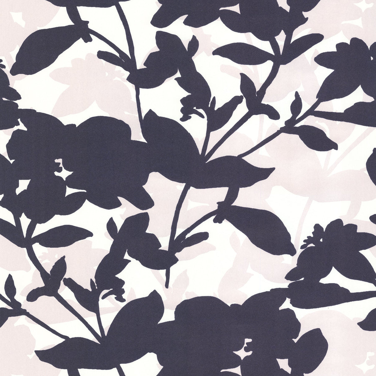 Eijffinger 310862 Navy Large Scale Floral Wallpaper