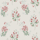 Chesapeake 3112-002702 Beverly Red Floral Wallpaper