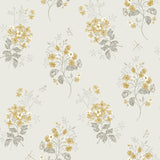 Chesapeake 3112-002703 Beverly Yellow Floral Wallpaper