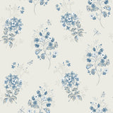 Chesapeake 3112-002704 Beverly Blue Floral Wallpaper