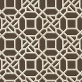 Chesapeake 3112-002709 Adlington Brown Geometric Wallpaper