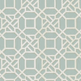 Chesapeake 3112-002711 Adlington Turquoise Geometric Wallpaper