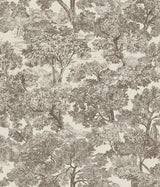 Chesapeake 3112-002719 Blyth Brown Toile Wallpaper