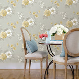 Chesapeake 3112-002758 Keighley Grey Floral Wallpaper