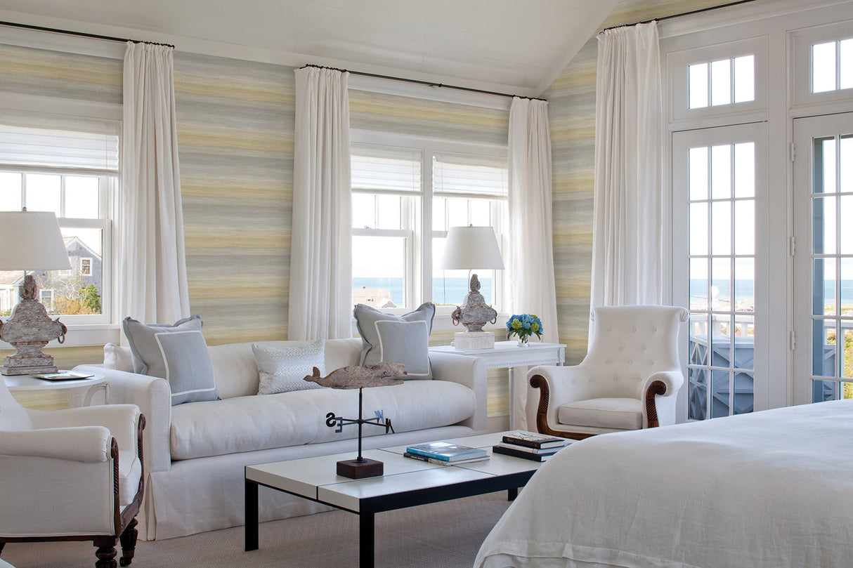 Chesapeake 3113-010337 Ombrello Grey Stripe Wallpaper