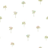 Chesapeake 3113-12061 Palmetto Pink Leaves Wallpaper