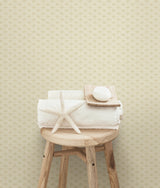 Chesapeake 3113-12081 Sweetgrass Beige Lattice Wallpaper