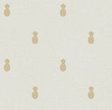 Chesapeake 3113-12092 Southern Charm Beige Pineapple Wallpaper