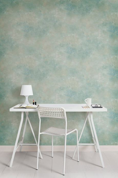 Chesapeake 3113-13271 Garden Gate Blue Texture Wallpaper