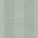 Chesapeake 3113-256011 Oakland Aqua Grasscloth Stripe Wallpaper