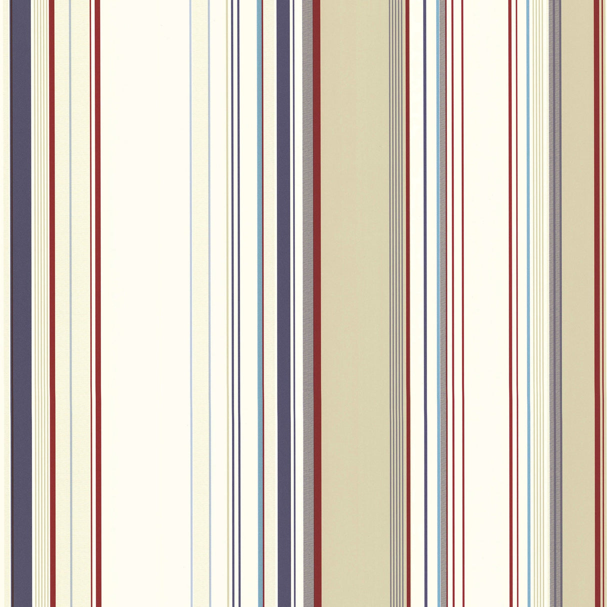 Chesapeake 3113-58516 Cape Elizabeth Red Stripe Wallpaper