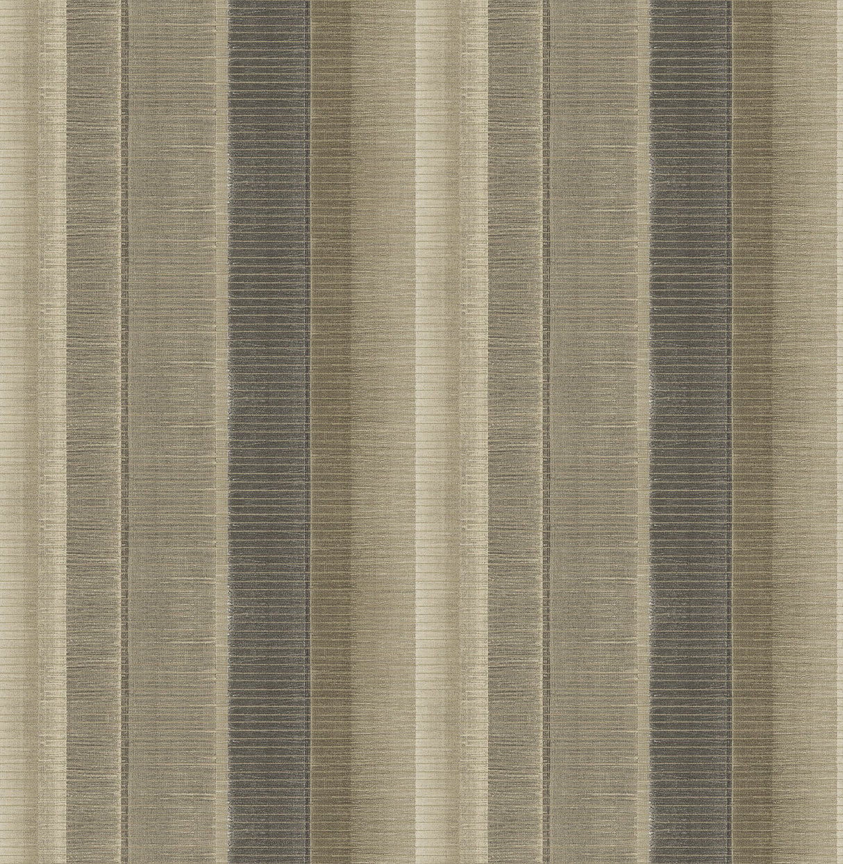 Chesapeake 3114-003325 Flat Iron Taupe Stripe Wallpaper