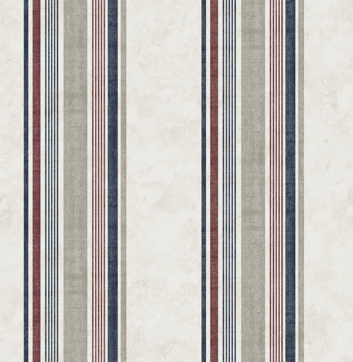 Chesapeake 3114-003334 Hamilton Red Stripe Wallpaper