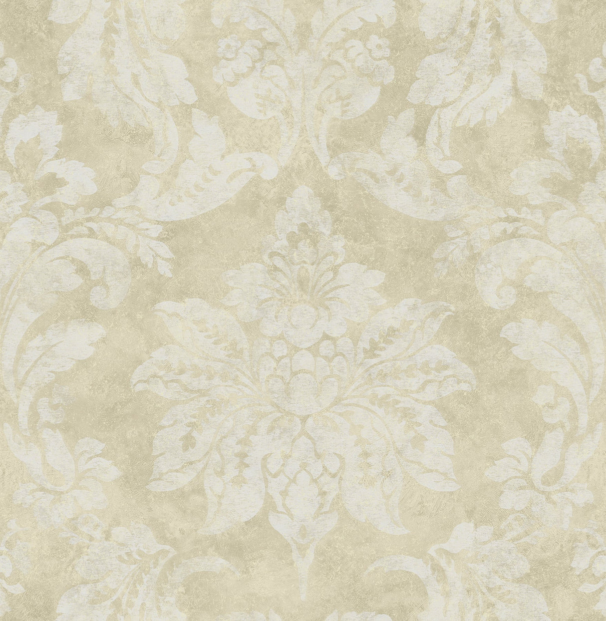 Chesapeake 3114-003353 Astor Gold Damask Wallpaper