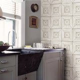 Chesapeake 3115-12451 Avery Off-White Wood Wallpaper
