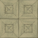 Chesapeake 3115-12452 Avery Green Wood Wallpaper