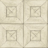 Chesapeake 3115-12454 Avery Cream Wood Wallpaper